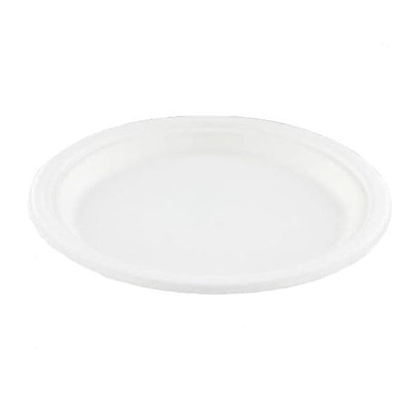 Conpax -   bord, uit suikerriet, 23 cm, wit, pak van 50 stuks