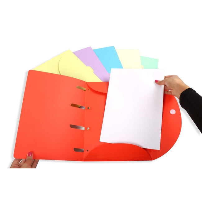 Tarifold -  Smartfolder geperforeerde opbergmappen a4 ass 6st | 10 stuks