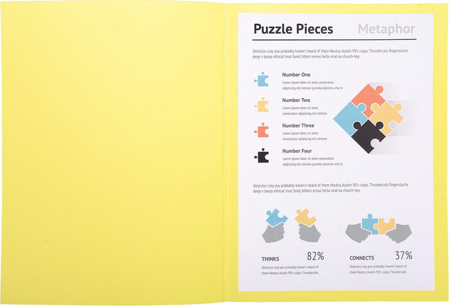 Exacompta - file folder Super 180, for ft A4, pack of 100 pieces, yellow