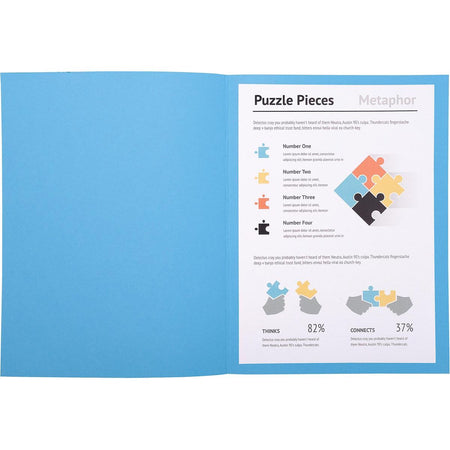 Exacompta -  dossiermap Super 180, voor ft A4, pak van 100 stuks, felblauw