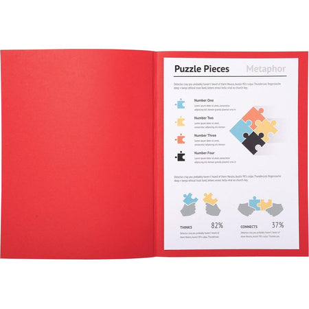 Exacompta -  dossiermap Super 180, voor ft A4, pak van 100 stuks, rood