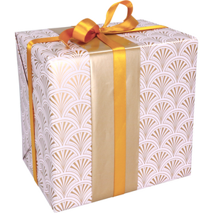 Paardekooper - Papel para envolver regalos | 30cm | 200 metros | 80gr/m² | Ola | oro