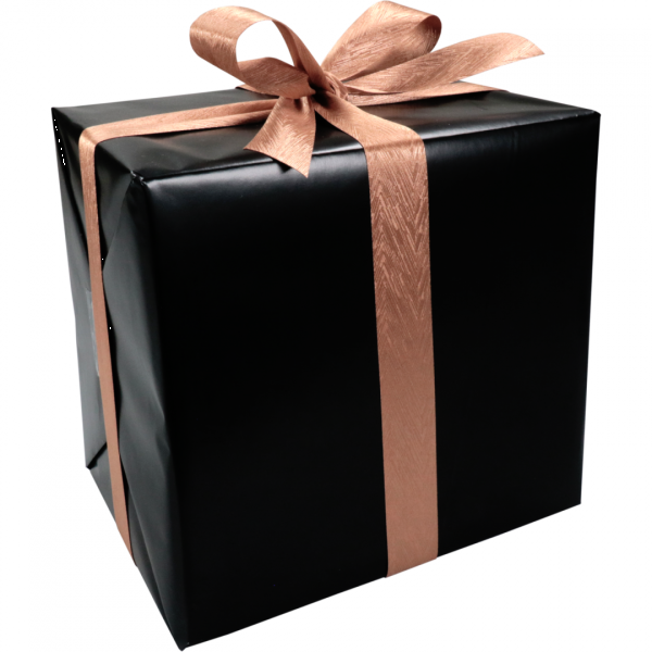 Gift wrapping paper 50cm 200m 80gr background Black