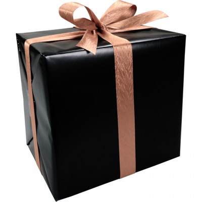 Gift wrapping paper 50cm 200m 80gr background Black