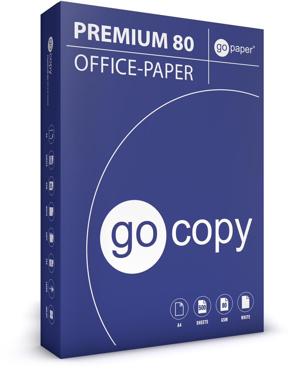 Scatola bianca - Carta per fotocopie ft A4, 80 g, 160 CIE, confezione da 500 fogli