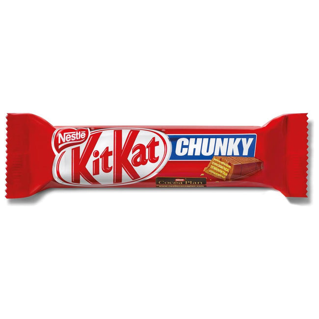 Kitkat - Kitkat Chunky Chocolate Bar, 40 g, Schachtel mit 24 Teilen