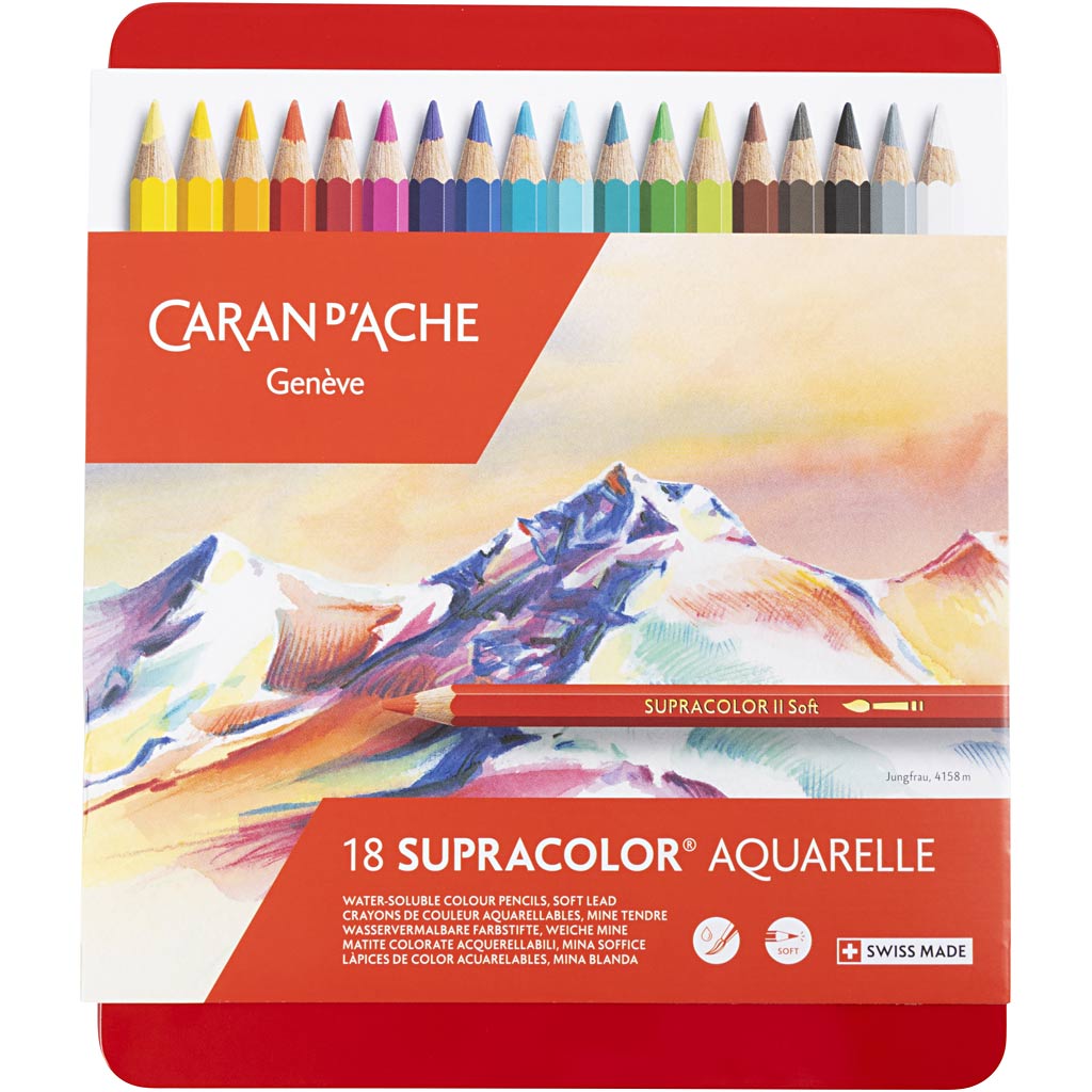 Caran d'ache -  Kleurpotlood caran d ache supracolor 18st ass