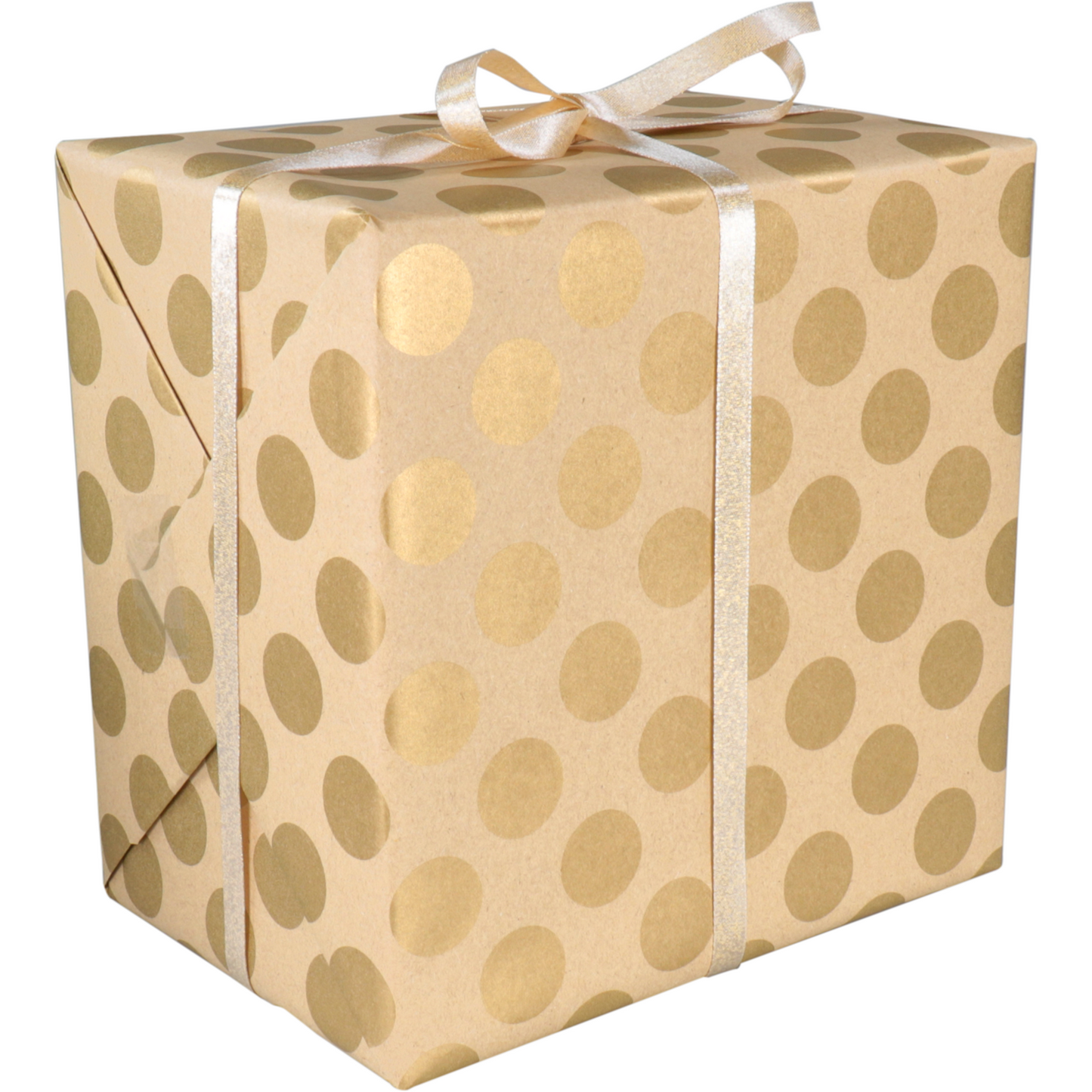 Klika - Gift Wrapping Paper | 50cm | 200m | 65gr/m² | Dots | gold