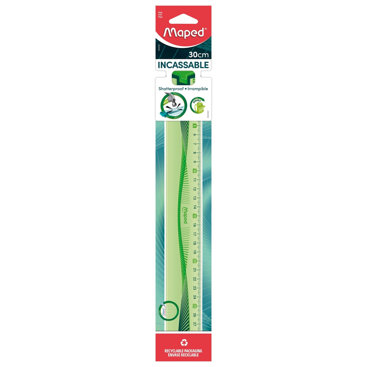 Maped - Règle Flex 30cm assortie