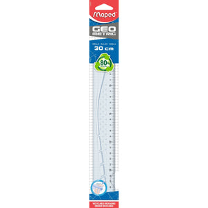 Maped - Righello geometrico 30cm trasparente