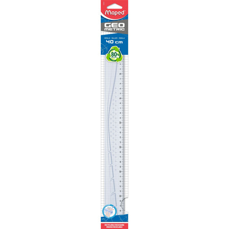 Maped - Righello geometrico 40cm trasparente