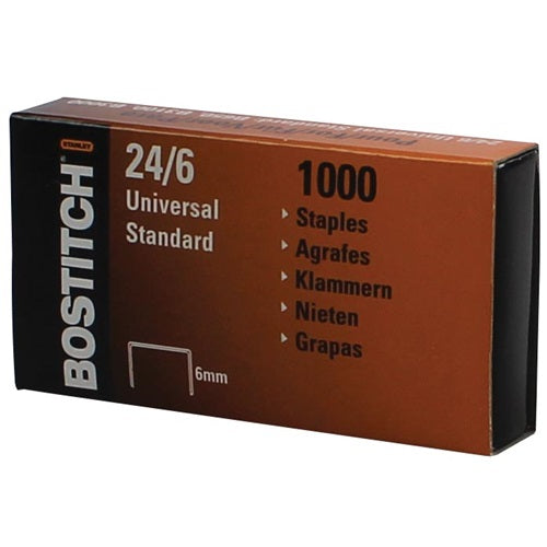 Klika - Graffe 24/6 mm scatola/1000 zincate 130 pezzi