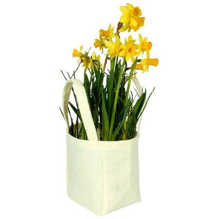 Tasche Pastellfilz 9,5x9xH11cm gelb (20 Stück)