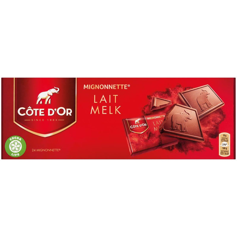 Cote d'or - Mignonette de chocolate Doble Lait 21x10 gramos