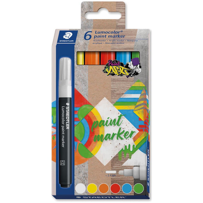 Staedtler - Lumocolor Paintmarker, 6 6