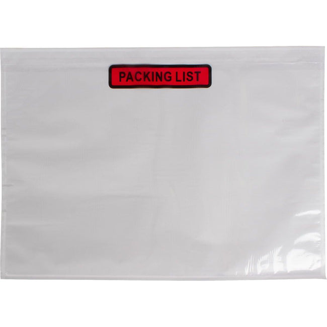 Klika - Sobre para lista de embalaje Dokulops C4, pies 328 x 235 mm, caja de 500 piezas, texto: lista de embalaje