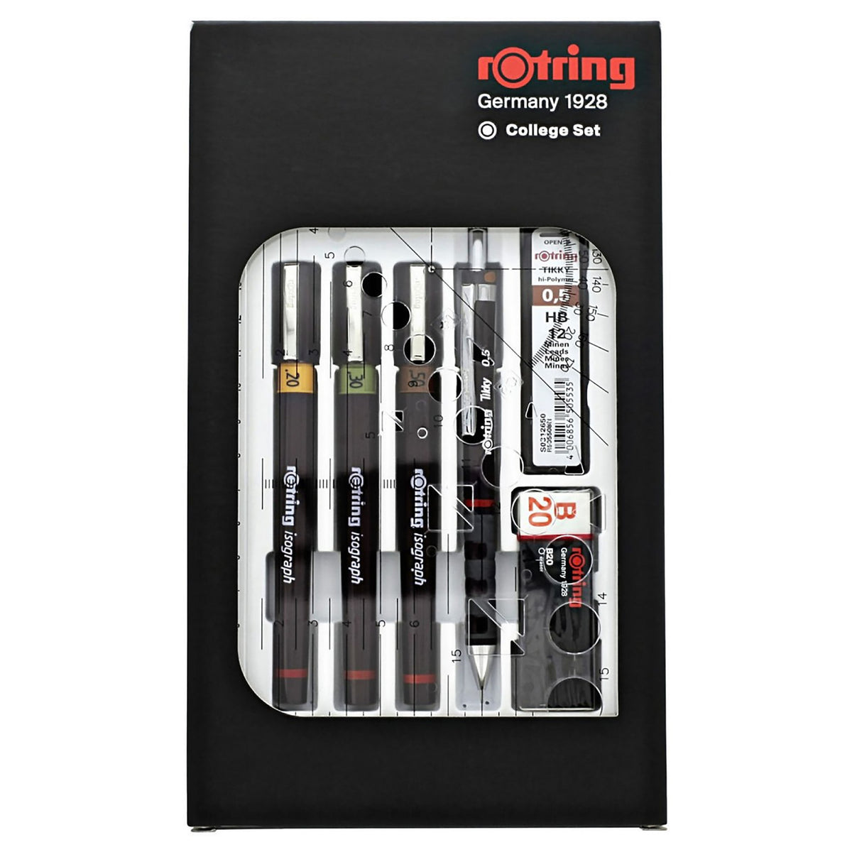 Rotring -  Tekenset isograph college 0.2-0.3-0.5mm