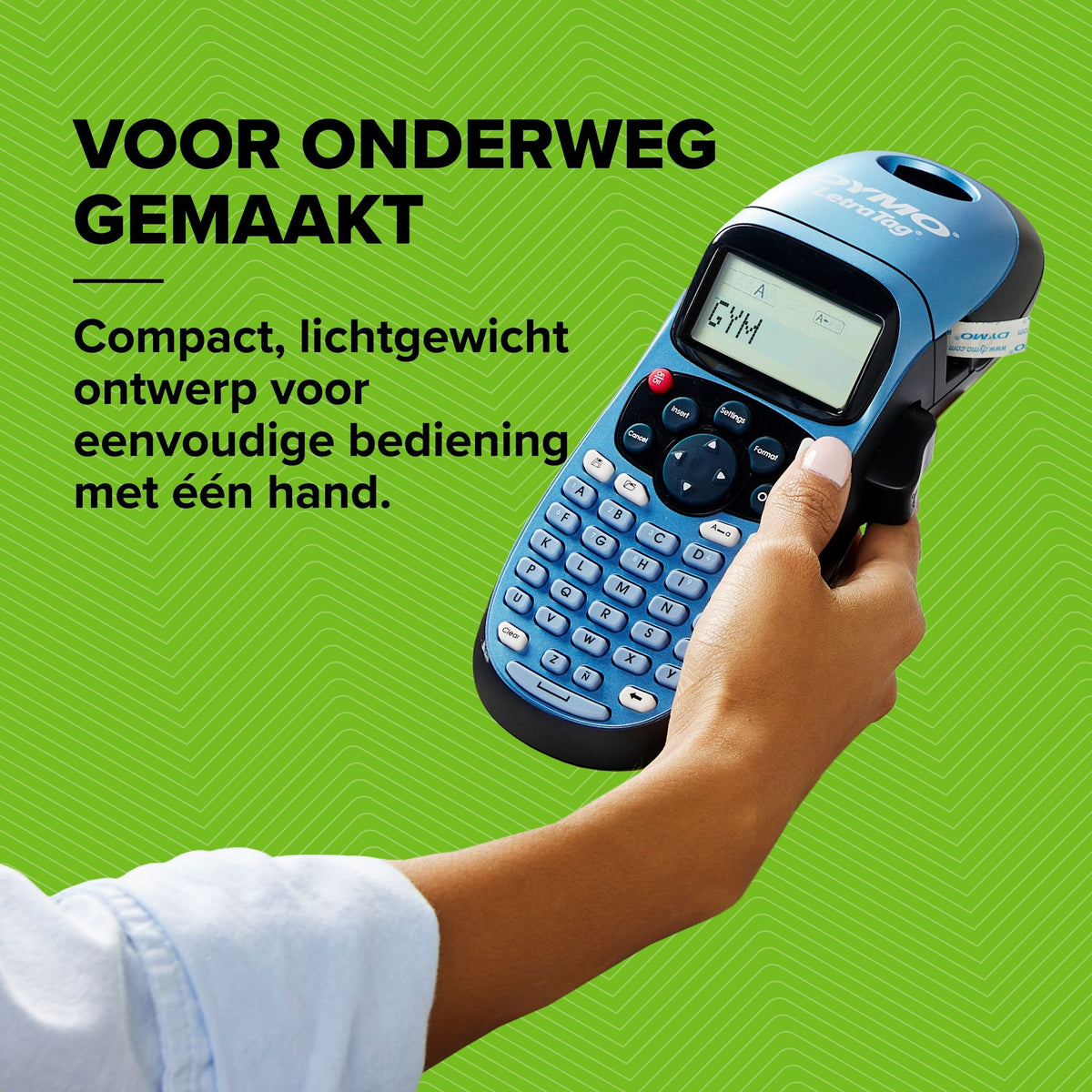 Dymo -  Labelprinter  letratag 100h abc 12mm blauw