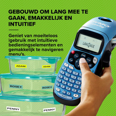 Dymo -  Labelprinter  letratag 100h abc 12mm blauw