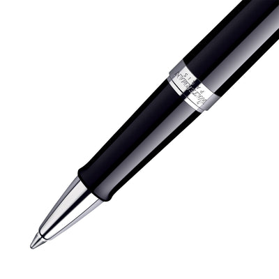 Waterman -  Rollerpen hemisp ct f lak zwart
