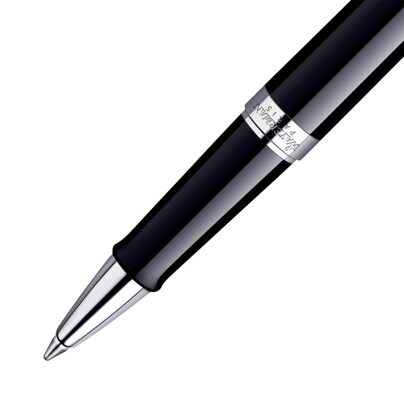 Waterman -  Rollerpen hemisp ct f lak zwart
