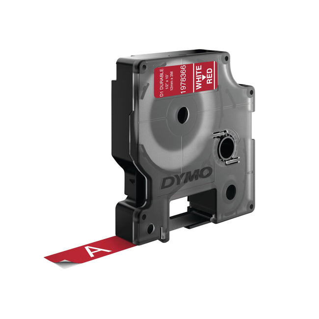 Dymo -  Labele  labelmanager d1 polyester 12mm rood