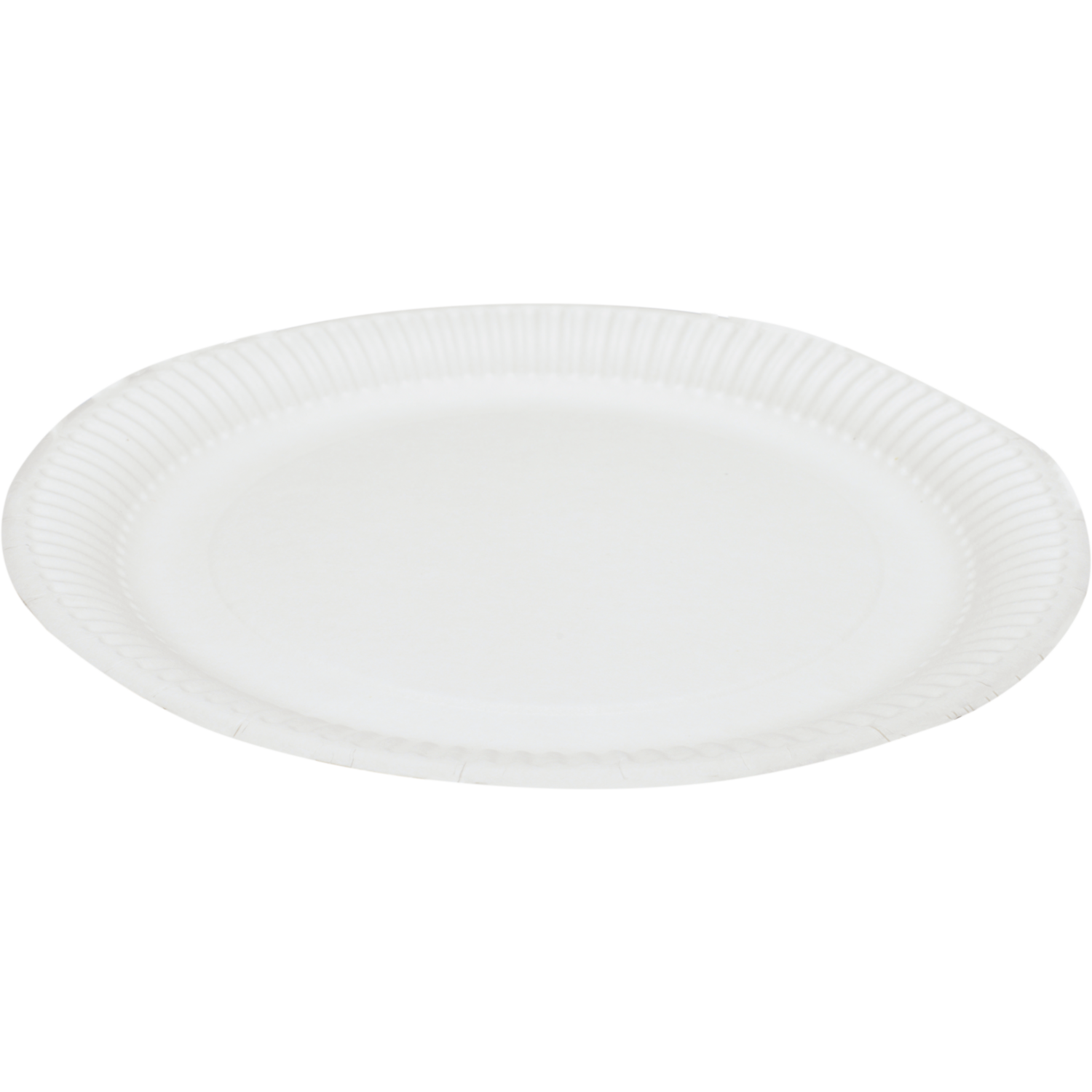 Dépa - Assiette | rond | 1 compartiment | carton | Ø23cm | blanc | 240 pièces
