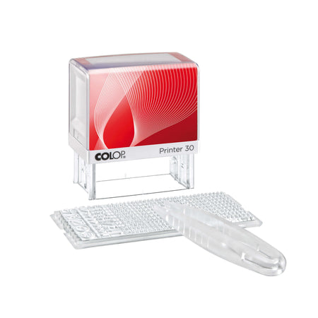 Colop -  Tekststempel  printer 301 letterset en pincet