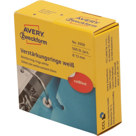 Avery Zweckform - Reinforcement rings Zweckform 3508 13Mm 500 pieces white