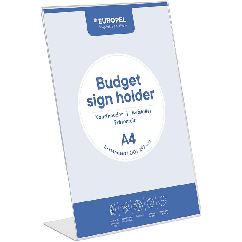 Europel -  pel folderhouder , met L-voet, ft A4