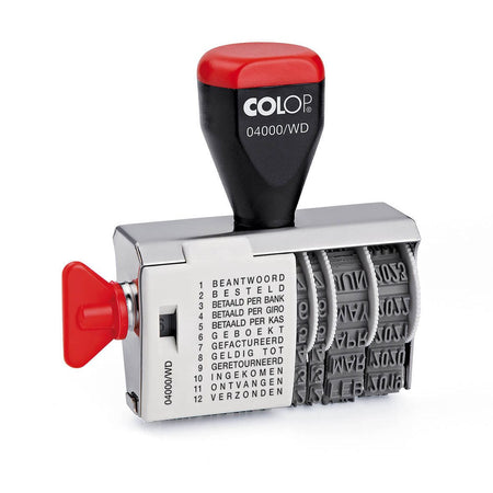 Colop -  Stempel  04000wd 12 teksten