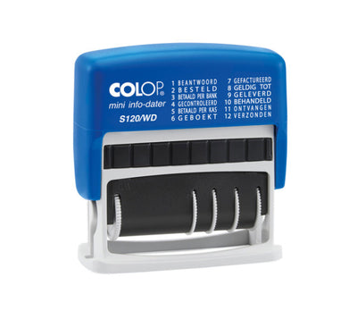 Colop - Word-Datumsstempel Printer Mini S 120/WD 12 Texte