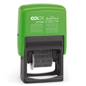 Colop -  Tekststempel  printer s 220w green line