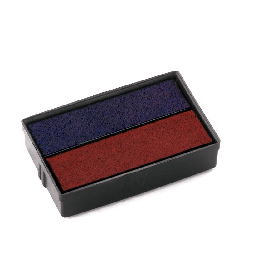 Colop - Tampone per inchiostro E/10/2 blu e rosso | 5 pezzi