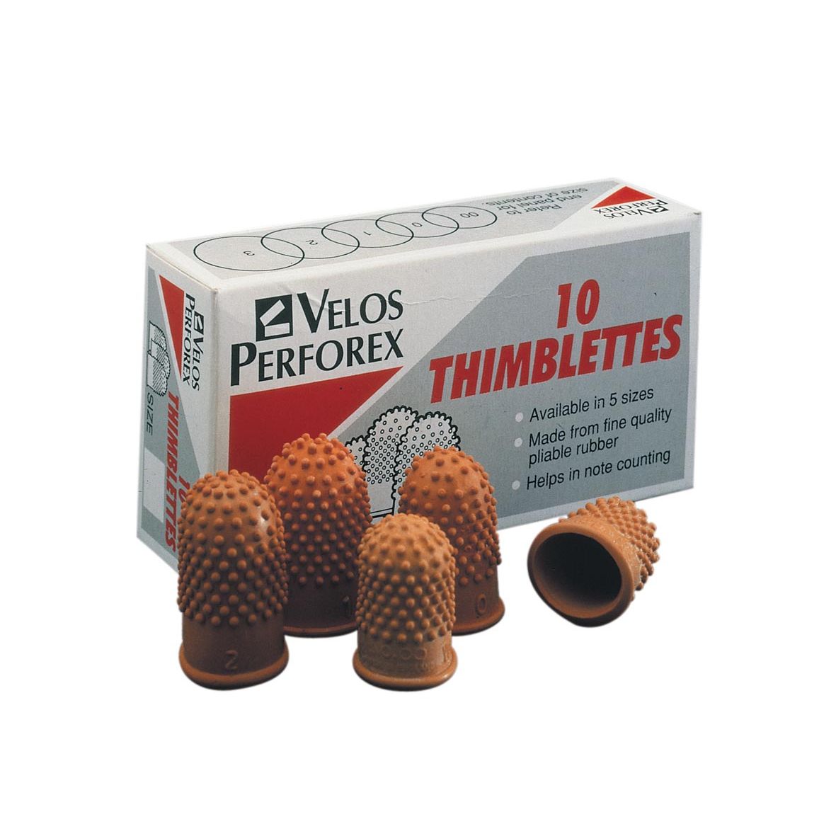 Velos - Finger zählen Nr. 00, Durchmesser 14 mm, Packung à 10 Stück