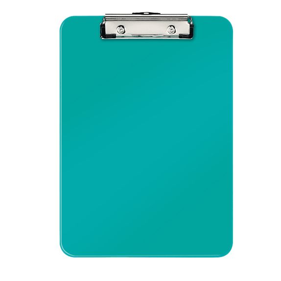 Leitz - Piastra di bloccaggio WOW, ft A4, blu ghiaccio