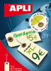 Klika -  Labels 80x38 mm 10 stuks met metaaldraad