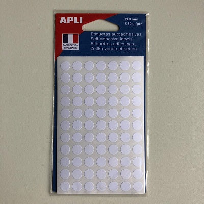 Klika -  mapje permanent rond 8 mm 539 stuks