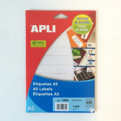 Klika - carpeta permanente 12x18 mm 1650 piezas