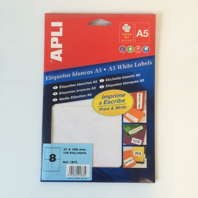 Klika - permanent folder 31x100 mm 136 pieces