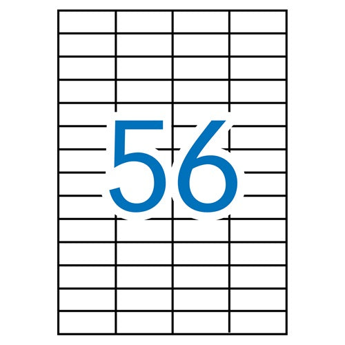 Klika - Laser A4 Labels 52,5x21.2 5600 - 6 Stücke