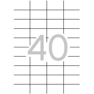 Klika - etichette laser A4 52,5x29,7 4000