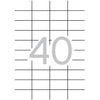 Klika -  laser A4 etiketten 52,5x29,7 4000