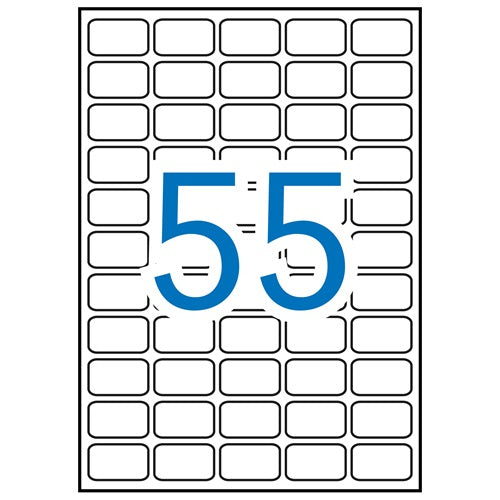 Klika -  laser A4 etiketten 36,8x23,8mm 5500