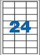 Klika - láser A4 opaco 25x10mm 20 hojas 8 piezas