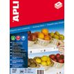 Klika -  inkjet karton schaplabel 33x65mm