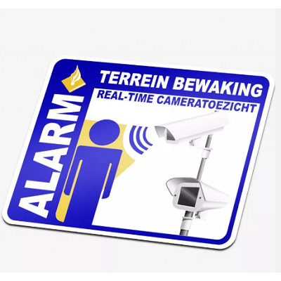 Klika - Pictogram Alarm Terrein bewaking30 stuks