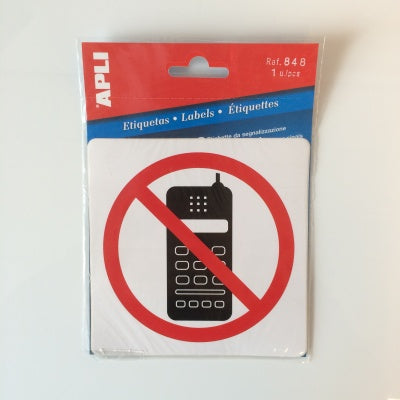 Klika - Pittogramma Vietato telefonare 60 pezzi