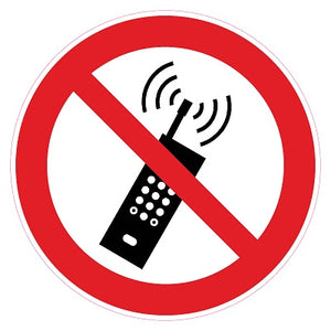 Klika -  Pictogram Verboden GSM gebruik 10cm