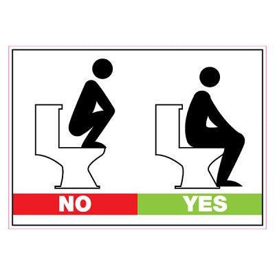 Klika - Sitting pee sticker icon